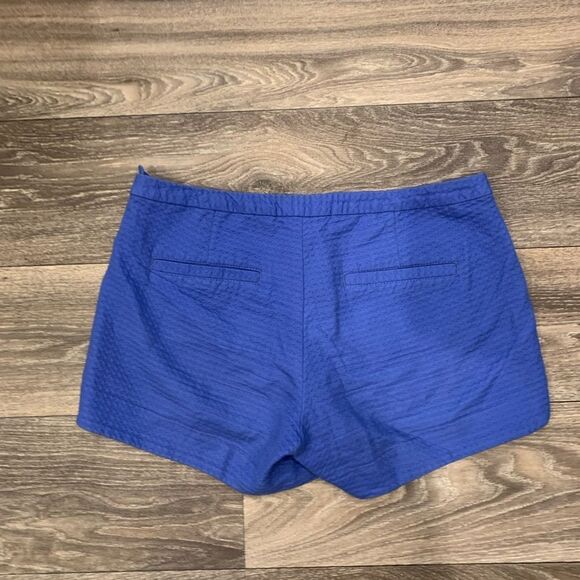 Lilly Pulitzer Adie Waffle Texture Solid Iris Blue Shorts Size 0 - Picture 5 of 5